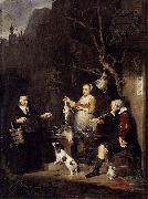Gabriel Metsu The Poultry Woman oil painting